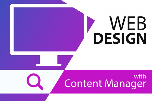 web design with content manager